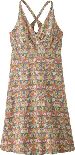 Patagonia Women"s Amber Dawn Dress Butterfly Geo: Weathered Stone S Patagonia Women"s Amber Dawn Dress Butterfly Geo: Weathered Stone S