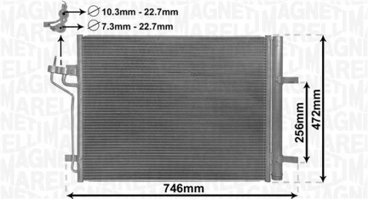 Kondensator MAGNETI MARELLI 350203880000
