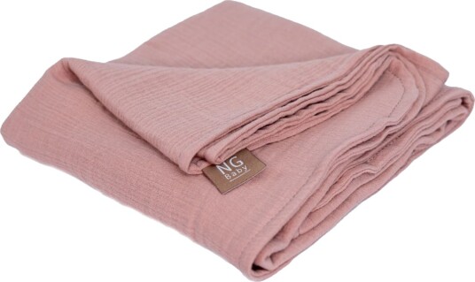 NG Baby Muslinfilt Deluxe Dusty Rose