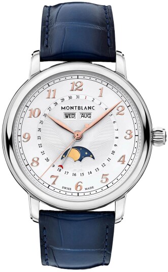 Montblanc Herreklokke 129715 Star Legacy Hvit/Lær Ø42 mm Montblanc Herreklokke 129715 Star Legacy Hvit/Lær Ø42 mm