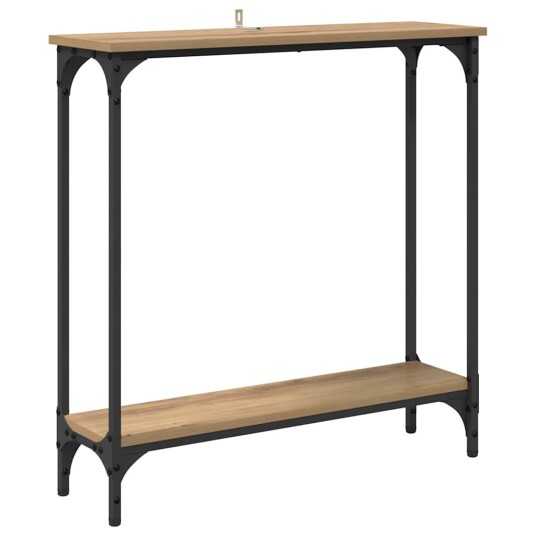  Konsollbord Artisan Eik 75 x 22,5 x 75 cm Konstruert tre