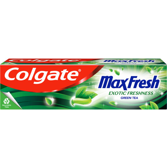 Colgate Tannkrem MaxFresh Exotic Freshness Green Tea 75 ml.