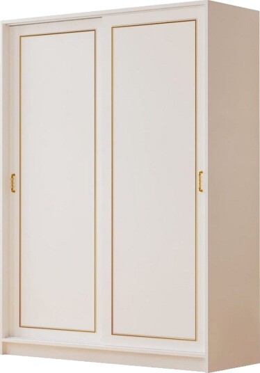 Olyven Garderobe 140x190 cm - Matt Hvit