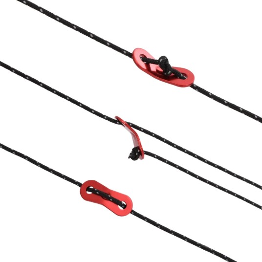 Barduner med refleksstrimler og skiftenøkler 50 m 3 mm Barduner med refleksstrimler og skiftenøkler 50 m 3 mm