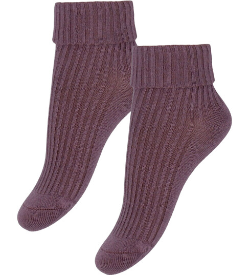 Hust and Claire Sokker   Ull/Bambus Viskose   2 pack   Flosi     Hust and Claire   19/21   Sokker   Rosa