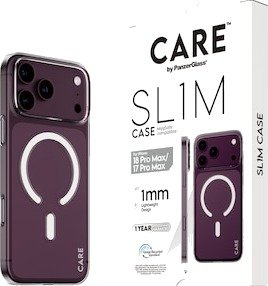 PanzerGlass CARE iPhone 17 Pro Max/18 Pro Max SL1M Deksel Gjennomsiktig