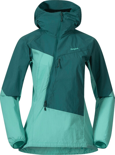Bergans Women's Tind Windbreaker Anorak Light Malachite Green/Malachite Green S, Light Malachite Green/Malachite Green Bergans Women's Tind Windbreaker Anorak Light Malachite Green/Malachite Green S, Light Malachite Green/Malachite Green