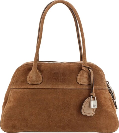 Miu Miu Dame Vesker Brun ONE SIZE,