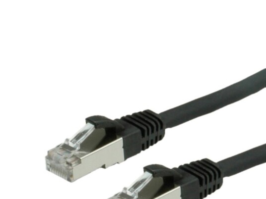 Value S/Ftp Patch Cord Cat.6 Halogen-Free Black 2M Sort Value S/Ftp Patch Cord Cat.6 Halogen-Free Black 2M Sort