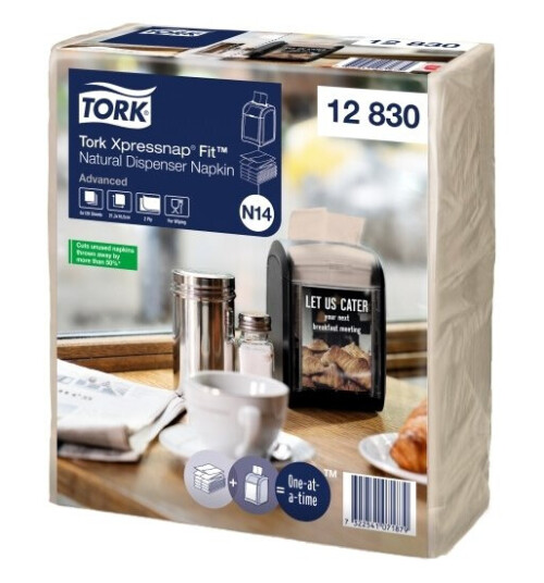 Serviet Tork N14 Xpressnap 213X165 Mm 2-Lag Fit Advanced Natur,42 Pk X 6 Bdt X 120 Stk Serviet Tork N14 Xpressnap 213X165 Mm 2-Lag Fit Advanced Natur,42 Pk X 6 Bdt X 120 Stk