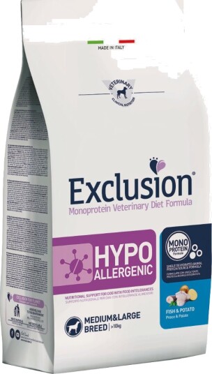 Exclusion Diet Tørrfôr Tørrfôr Med & Potet Fisk 12 kg Exclusion Diet Tørrfôr Tørrfôr Med & Potet Fisk 12 kg