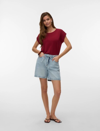 Vero Moda Vmwien Mr Belt Shorts Mix Ga Noos Blue XS