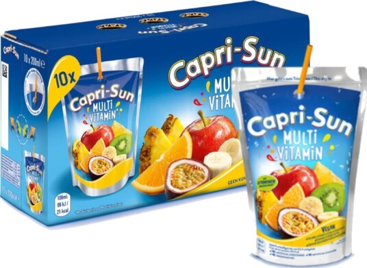 10 x 200ml Capri Sun Multivitamin capri sonne