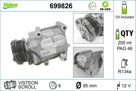 AC kompressor VALEO 699826