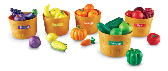 Learning Resources Sorteringssett Frukt og grønnsaker
