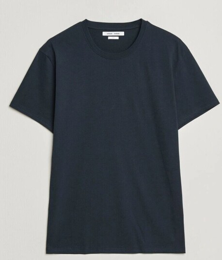 Samsøe Samsøe Kronos Cotton T Shirt Salute Navy