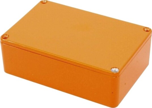 Hammond Electronics 1590B3OR 116 × 77 × 38 mm Støpt Aluminium Oransje Kabinett