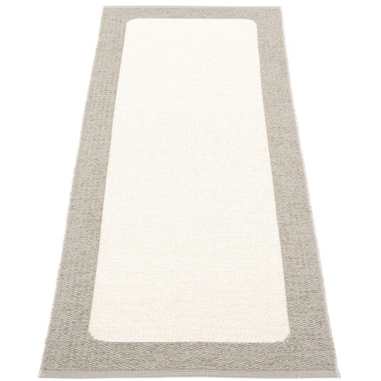 Pappelina Gulvteppe Ilda 70 x 180 cm. warm grey/vanilla