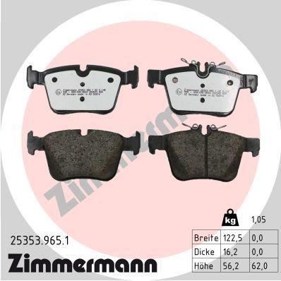 Bremseklosser ZIMMERMANN 25353.965.1