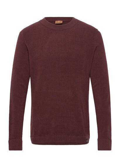 Mos Mosh Gallery Mmgkyle Bouclé Pullover Burgundy S