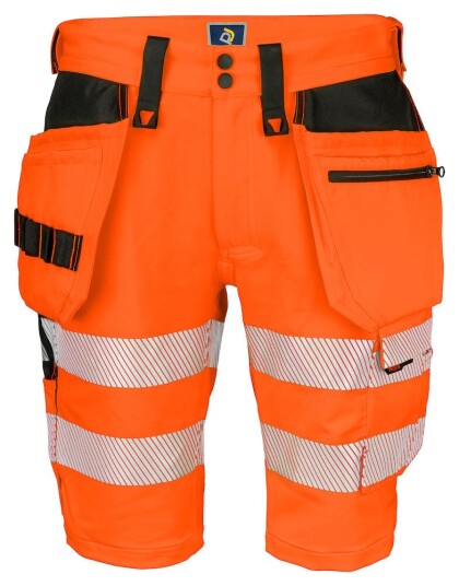 ProJob 6575 Shorts Stretch En Iso 20471 Kl 2/1 Orange/Black C48