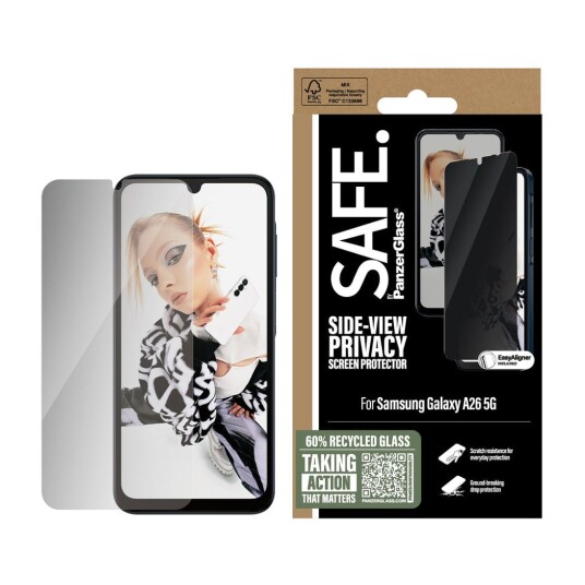 PanzerGlass SAFE Privacy Skjermbeskytter til Samsung Galaxy A26 5G