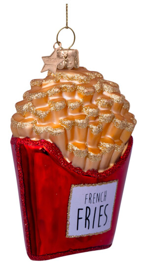 Vondels Glassornament French fries H10 cm