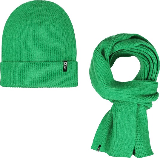 TUMBLE "N DRY Tnd Beanie & Scarf Green S/M TUMBLE "N DRY Tnd Beanie & Scarf Green S/M