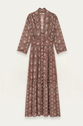 ba&sh Dress Dazzle   BURGUNDY   40