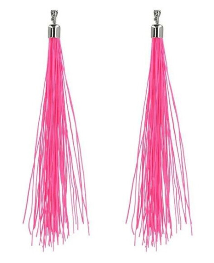 Boland - Earrings Festival Neon Pink 20cm Boland - Earrings Festival Neon Pink 20cm