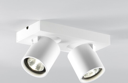 Taklampe LIGHT POINT Focus 2 dimmbar Hvit Stue Aluminium Design 10 10 Hvit