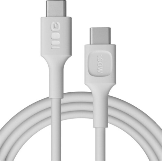 Usb-C-Kabel 2M 100W Greencell Powerflex Hurtiglading Pd Snow White