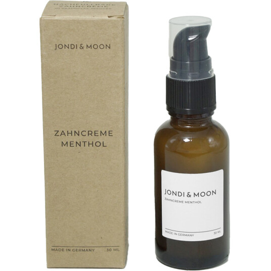 Naturlig urtetannkrem Jondi & Moon Kräuter Pumbe flaske 50 ml.