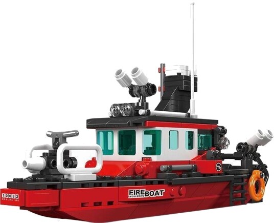 Mould King 10082 Brannbåt Byggesett 8+ År 315 Deler