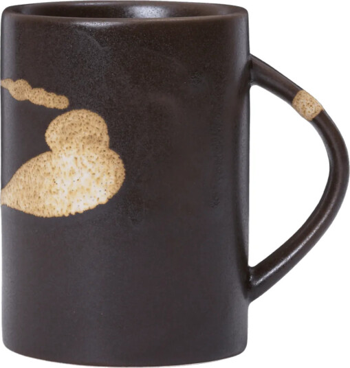 Ferm Living Koyo kopp 30 cl Dark brown buff Ferm Living Koyo kopp 30 cl Dark brown buff