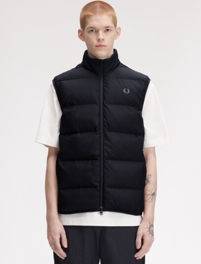 Fred Perry Insulated Gilet Sort L