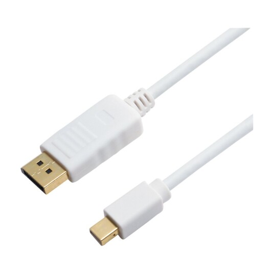 ELETRA DISPLAYPORT 1.2 - MINI DISPLAYPORT 1,5M KABEL, HVIT