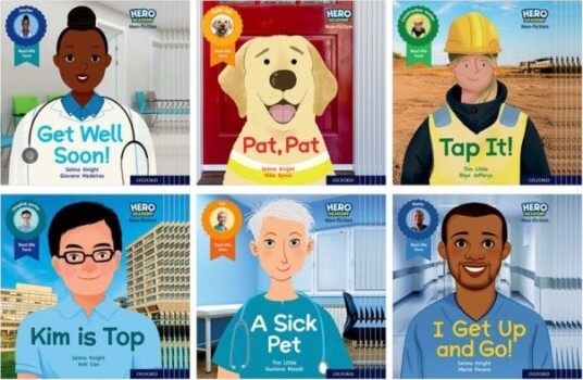 Hero Academy Nonfiction: Oxford Level 1/1+ LilacPink Book Bands: Class Pack