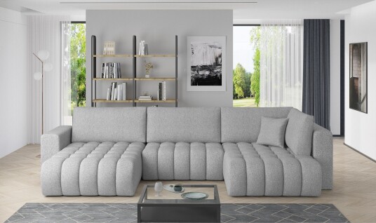 Yorktown U sovesofa Divan Venstre Grå
