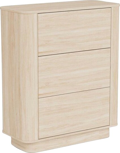 AC Design FurnitureAtmore kommode 3 skuffer push to open funksjon 90x40x107 cmHvitKommoder
