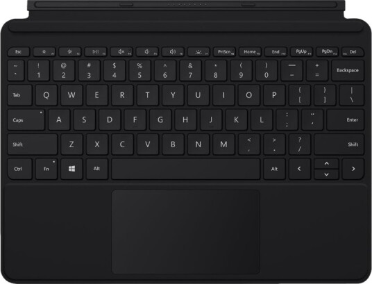 Microsoft Surface Go Type Cover Tastatur Nordisk Svart med Alcantara og Bakgrunnsbelysning Microsoft Surface Go Type Cover Tastatur Nordisk Svart med Alcantara og Bakgrunnsbelysning
