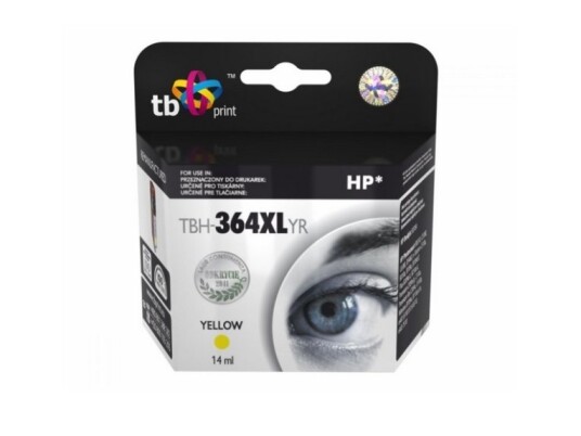 Tb - 14 Ml - Gul - Kompatibel - Gjenfabrikert - Blekkpatron (Alternativ For: Hp Cb325ee) - For Hp Deskjet 35Xx  Photosmart 55Xx 55Xx B111 65Xx 7510 C311 7520 Wireless B110