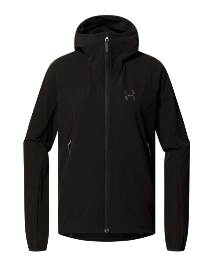 Haglöfs Haglöfs Haglöfs Rosson Softshell Hood W True Black XL Haglöfs Haglöfs Haglöfs Rosson Softshell Hood W True Black XL