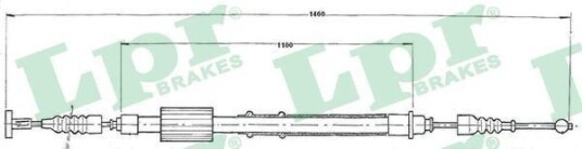 Bremsewire LPR C0155B