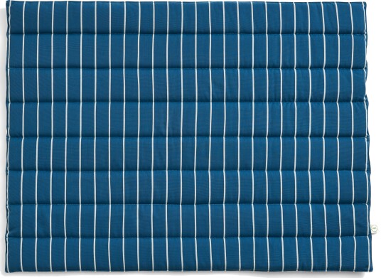 Outdoor Market Sofa Cushion Blue With Beige Stripe