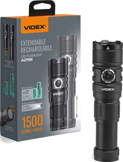 Videx LED bærbar lykt - 5000K - Kulør : Nøytral