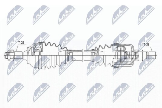 Nty Drivaksel NTY NPW CT 109 Nty Drivaksel NTY NPW CT 109
