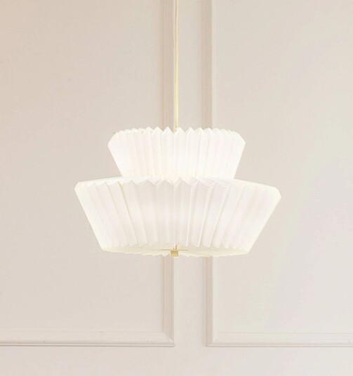 Lindby pendellampe Magali hvit papir Ø 45 cm E27 Lindby pendellampe Magali hvit papir Ø 45 cm E27