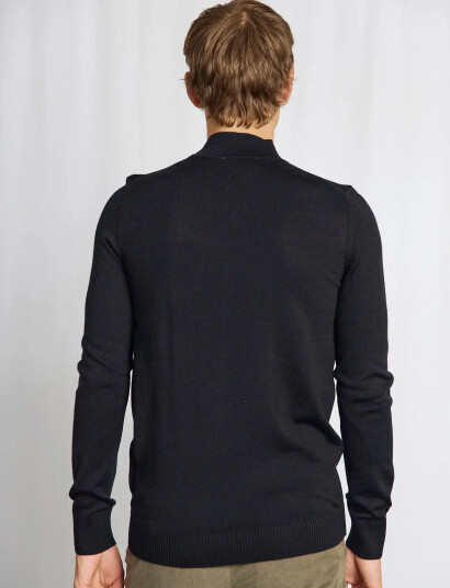 Bruun & Stengade Bs Froder Regular Fit Knitwear - Black - S