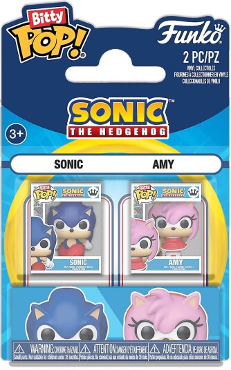 Funko Funko Bitty Pop 2Pk Sonic Sonic & Amy Rose Multi/patterned ONE SIZE